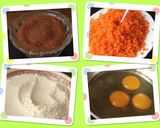 A picture of step 1 of Carrot Cake.