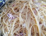 Foto del passaggio 3 della ricetta 415 * Spaghetti con pancetta, porri e ricotta 🍝🥓🥬🧀