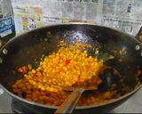 A picture of step 2 of मटर चाट.