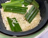 Gambar langkah 3 resipi Nasi Lemak Daun Lemuni.