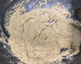 A picture of step 1 of Aate ka Halwa(wheat flour).