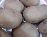 A picture of step 1 of Potato Smilies.