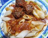 Foto del paso 8 de la receta: Fideos con salsa de albóndigas de carne! 🍲😁😋