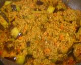 A picture of step 5 of Easy Dry Curry with Eggplant and Ground Pork.