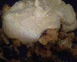 Foto del paso 3 de la receta: Torta de plátano maduro con queso y bocadillo🥧🍮🍌🧀🥚🍳🧀🍌🍮🥧