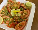 صورة لخطوة 1 من وصفة طماطم مخللة بمكون سحري 🍅🍅