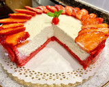 Foto del paso 17 de la receta: Tarta con chocolate blanco “día de los enamorados”