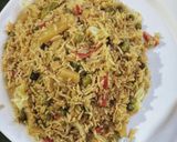A picture of step 11 of Vegetable rice.