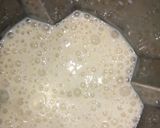 A picture of step 5 of Banana Vanilla milkshake.