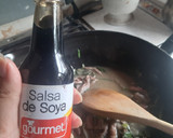 Foto del paso 4 de la receta: Carne mongoliana con arroz