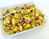 Foto del paso 11 de la receta: Ensalada de patata y pulpo (o versión low cost con potón)