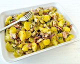 Foto del paso 11 de la receta: Ensalada de patata y pulpo (o versión low cost con potón)