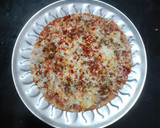 A picture of step 3 of Bhakhri Pizza.