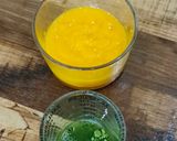 Gambar langkah 1 resipi Iced Mango Matcha Latte.
