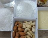 A picture of step 1 of Karachi halwa.