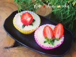 Mini strawberry cheesecakes bước làm 5 hình
