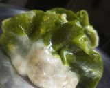 சிக்கன் மோமோஸ் (முட்டைகோஸ் இலை shape  மற்றும் ரோஸ் shape)(Chicken momos recipe in tamil) ரெசிபி ஸ்டேப் 13 புகைப்படம்