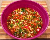 A picture of step 4 of Mike's Southwestern Ceviche.