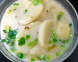A picture of step 3 of Aloo Kadhi - Navratri Special.