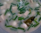 Foto langkah ke 4 dari resep Bobor Bunga Bawang, Tahu, Puyuh.