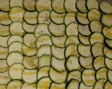 Une image de l'étape 1 de Bûche salée jambon, courgettes et fromage frais.