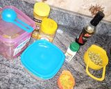 A picture of step 1 of Orange flavored carrot rice.