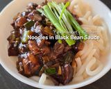 A picture of step 7 of Jajangmyeon (Noodles in Black Bean Sauce) 🍜.