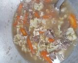 Foto langkah ke 6 dari resep Sapo Tahu Sapi Telur.