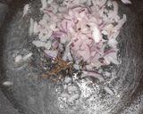 A picture of step 1 of Egg masala toast 😍.