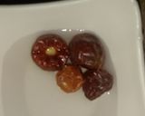A picture of step 4 of Namkeen dahi bary.