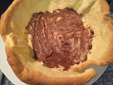 Canasta de crema pastelera y fruta