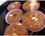 A picture of step 6 of Eggless Chocolate Almond CupCakes.