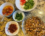 Hình bước làm 3 của món Bánh đúc nóng