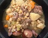 A picture of step 7 of Simple French Country Cassoulet(Lamb Stew with Beans andSausage).