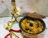 A picture of step 9 of Mutton biryani.