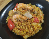 Foto del paso 7 de la receta: Arroz meloso de Atún 🐟 y Langostinos 🦐