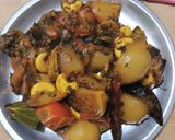 A picture of step 3 of Matar Paneer.