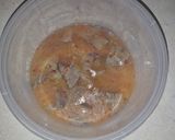 A picture of step 1 of Bacon wrapped chicken livers.