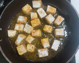 A picture of step 1 of Paneer chilli.