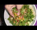A picture of step 3 of Traditional Cabbage Vadi.