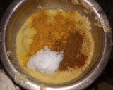 A picture of step 2 of Moong dal fritters.