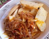 Fried yam with onion saucematakin girki8 hoto