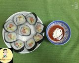 Hình bước làm 5 của món Sushi