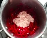 A picture of step 2 of Beetroot Pachadi.