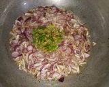 A picture of step 2 of Gobhi chicken.