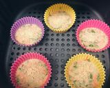 Hình bước làm 2 của món Air fryer egg bites cups / bánh trứng nồi chiên không dầu