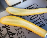 Une image de l'étape 1 de Courgette jaune farcie pancetta tomates emmental aux épices et origan (recette plancha).