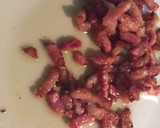Foto del paso 2 de la receta: Tortilla francesa con bacon y queso en polvo