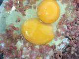 Huevos revueltos con jamón 