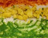A picture of step 3 of Schezwan masala dosa rolls.
